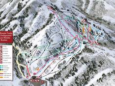 Mappa delle piste Cherry Peak