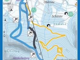 Mappa delle piste Hörnle - Bad Kohlgrub