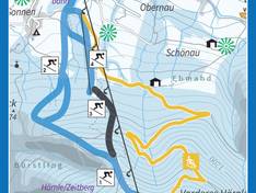 Mappa delle piste Hörnle - Bad Kohlgrub
