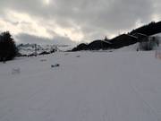 Area principianti sopra Megève presso la stazione a monte Chamois