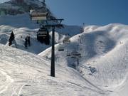 Steffisalp-Express - 4pers.| Seggiovia ad alta velocità (ad agganc. autom.) con cupola di prot. e riscald. sedile