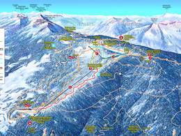 Mappa delle piste Monte San Vigilio - Lana