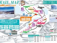 Mappa delle piste Shirakabako Royal Hill