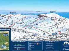 Mappa delle piste Ben Lomond
