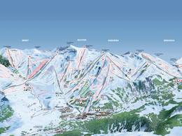 Mappa delle piste Baqueira/Beret
