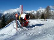 Cannone da neve al Venet