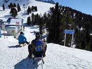 Inizio della pista da slittino Nauders