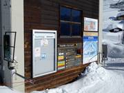 Mappa delle piste e checkpoint freeride Stafel