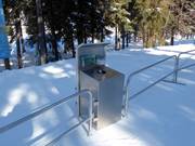 Cestini dei rifiuti nell’area sciistica