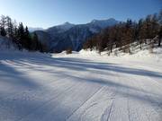 Eccellente preparazione delle piste nell’area sciistica di Pejo
