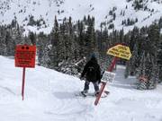 Terreno impegnativo nella Gad Valley