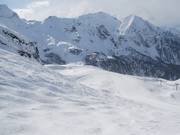 Breve pista a gobbe sotto la seggiovia per il Colle Sarezza