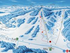Mappa delle piste Vyšné Ružbachy