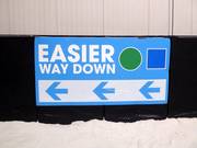 Segnaletica delle piste nella ski hall Big Snow American Dream