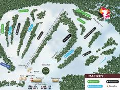 Mappa delle piste Christmas Mountain