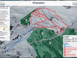 Mappa delle piste Biel-Kinzig - Bürglen