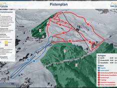 Mappa delle piste Biel-Kinzig - Bürglen