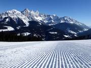 Preparazione delle piste di prima classe a Filzmoos