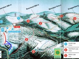 Mappa delle piste Hohe Bracht - Lennestadt
