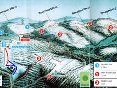 Mappa delle piste Hohe Bracht - Lennestadt