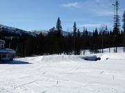 Piste da fondo nello stadio Hellner