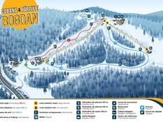 Mappa delle piste Bogdán