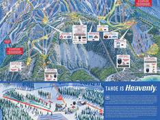 Mappa delle piste Heavenly