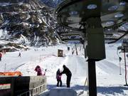 Assistenza allo skilift a piattello