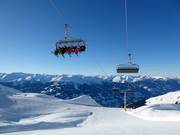 Kapaunsbahn - 8pers.| Seggiovia ad alta velocità (ad agganc. autom.) con cupola di prot. e riscald. sedile