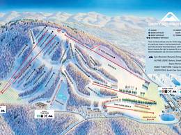 Mappa delle piste Liberty Mountain