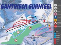 Mappa delle piste Gantrisch Gurnigel