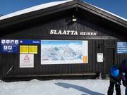 Mappa delle piste alla stazione a valle