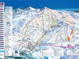 Mappa delle piste Sierra Nevada - Pradollano