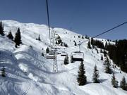 Curnius-Crap Sogn Gion - 4pers.| Seggiovia ad alta velocità (agganc.autom.)