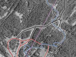 Mappa delle piste Chanavey