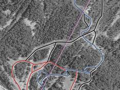Mappa delle piste Chanavey