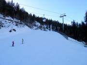 Pista 64 discesa a valle Laax