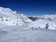 Vista verso il Weißsee e la Rudolfshütte