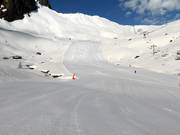 Piste facili e larghe caratterizzano l’area sciistica
