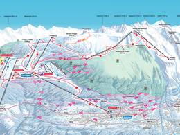 Mappa delle piste Grächen