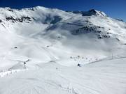Pista nera presso la seggiovia Alteck