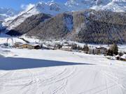 Il pendio di esercitazione Sonnenlift nel paese di Solda