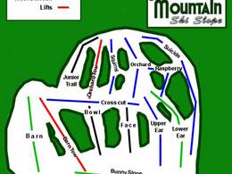 Mappa delle piste Spruce Mountain - Jay