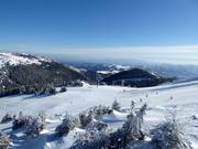 Vista dal Pančićev vrh sull’area sciistica di Kopaonik