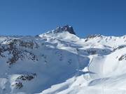 Paradiso della neve fresca sotto i Becs de Bosson