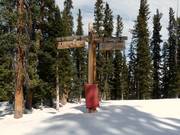 Segnaletica delle piste nel Blue Sky Basin