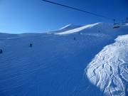 Pendio di neve fresca a Brigels/Waltensburg/Andiast