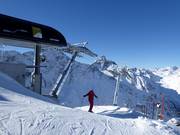 Inizio della pista presso la seggiovia Leppleskofel