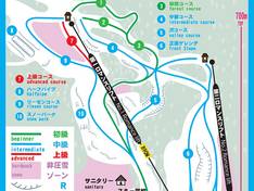 Mappa delle piste Yudonosan