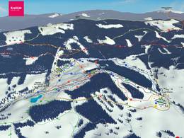 Mappa delle piste Kraličák - Hynčice pod Sušinou/Stříbrnice